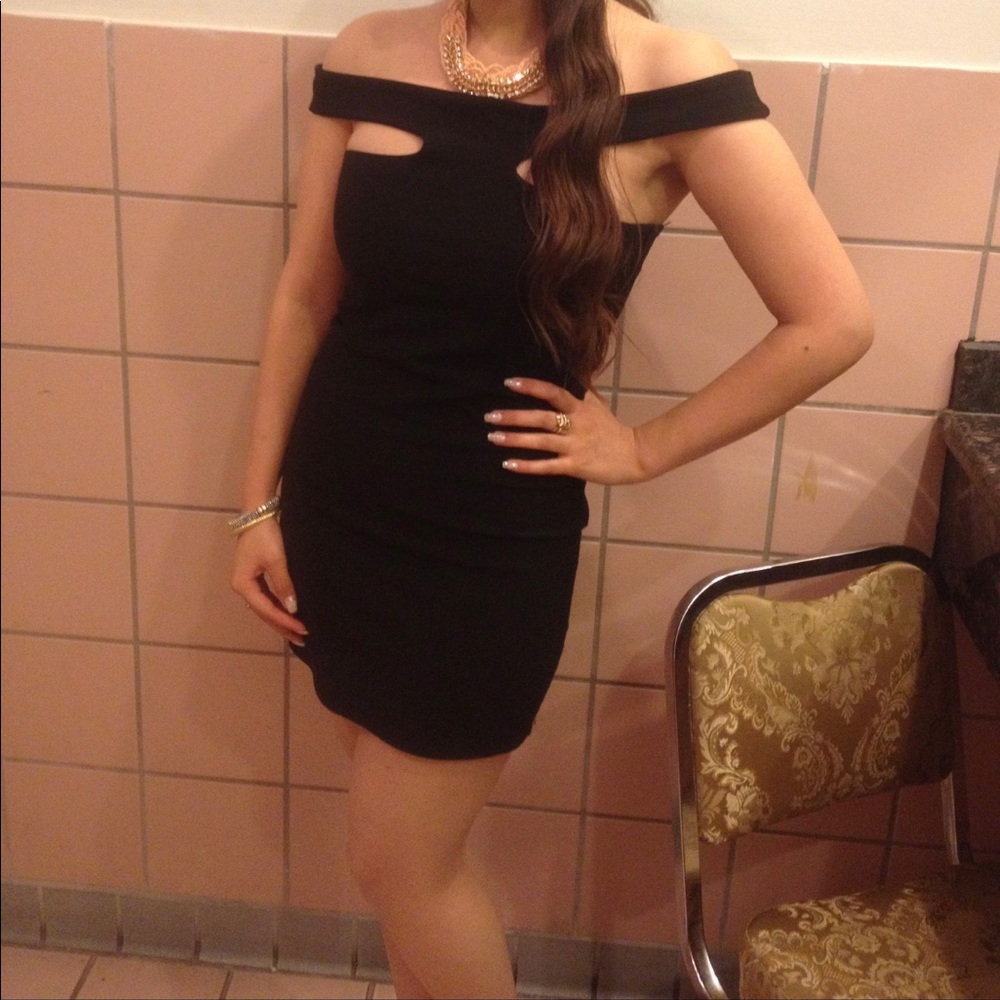 Short black dress
